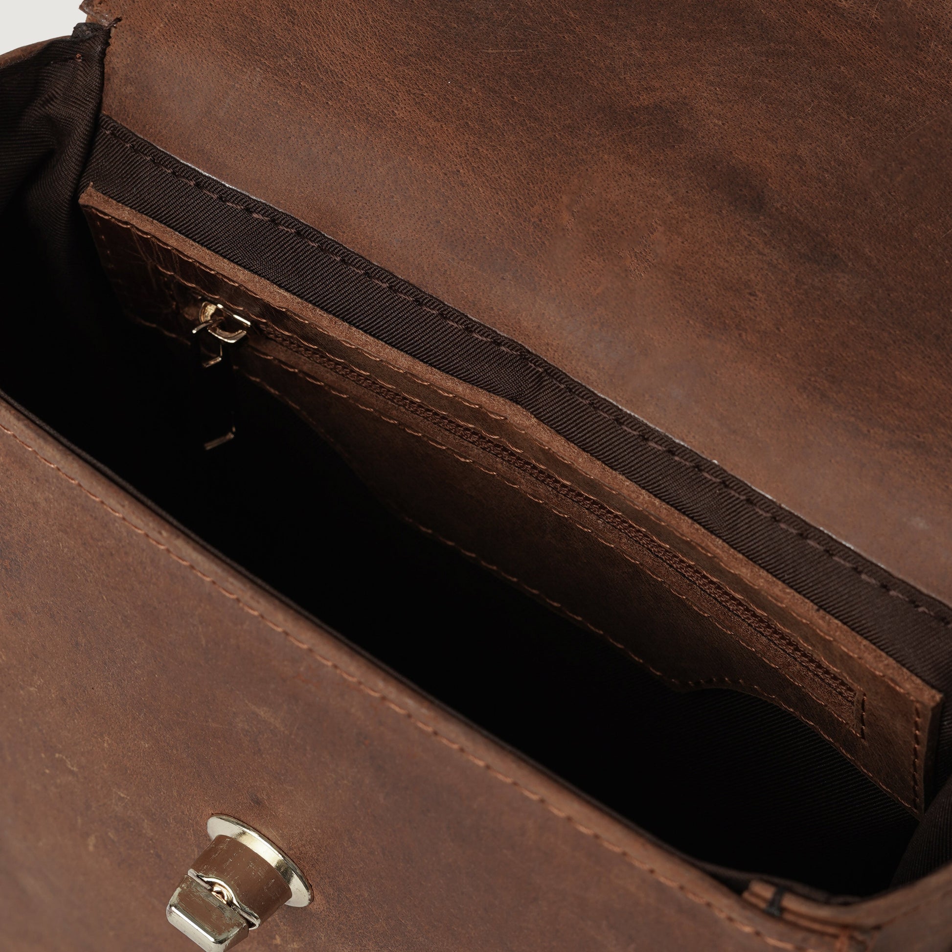 The Sandra Vintage Tan Leather