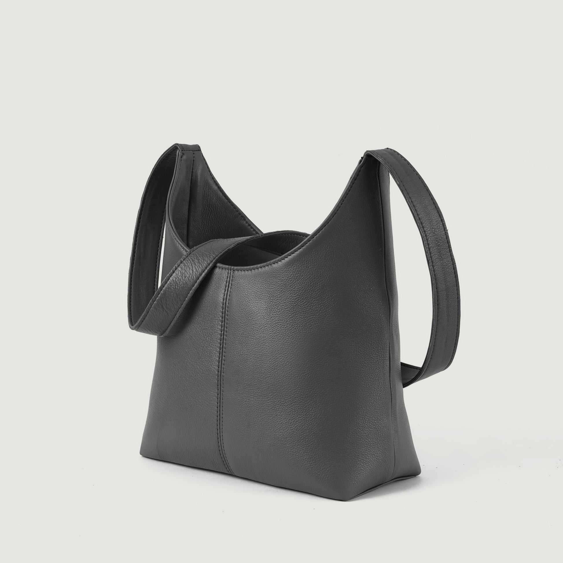 The Stefani Grey Leather
