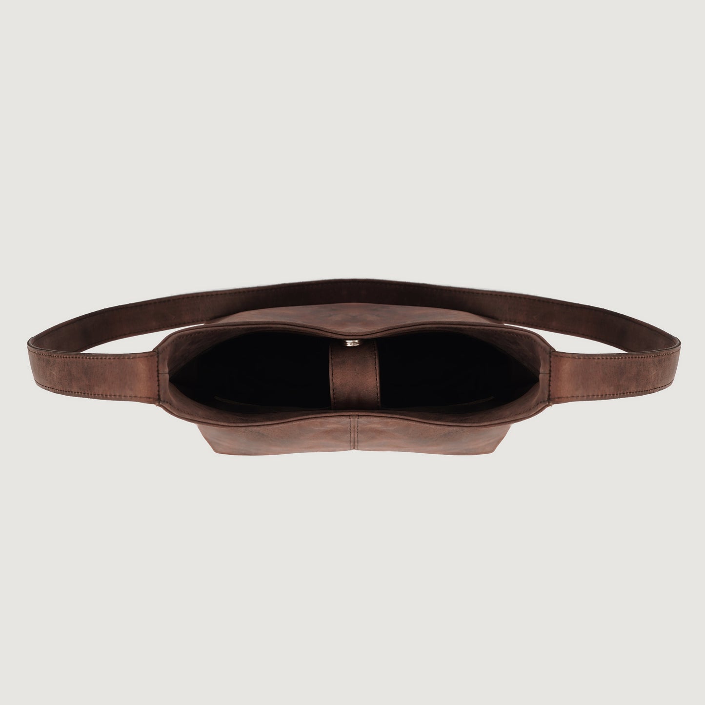 The Stefani Vintage Distressed Brown Leather