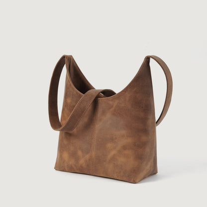 The Stefani Vintage Tan Brown Leather