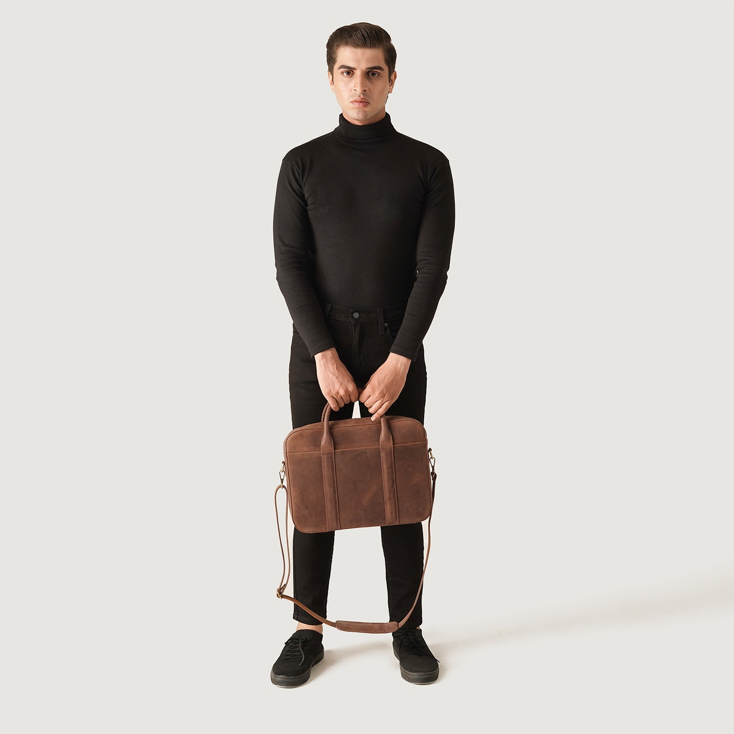 The Captain Vintage Tan Brown Leather 