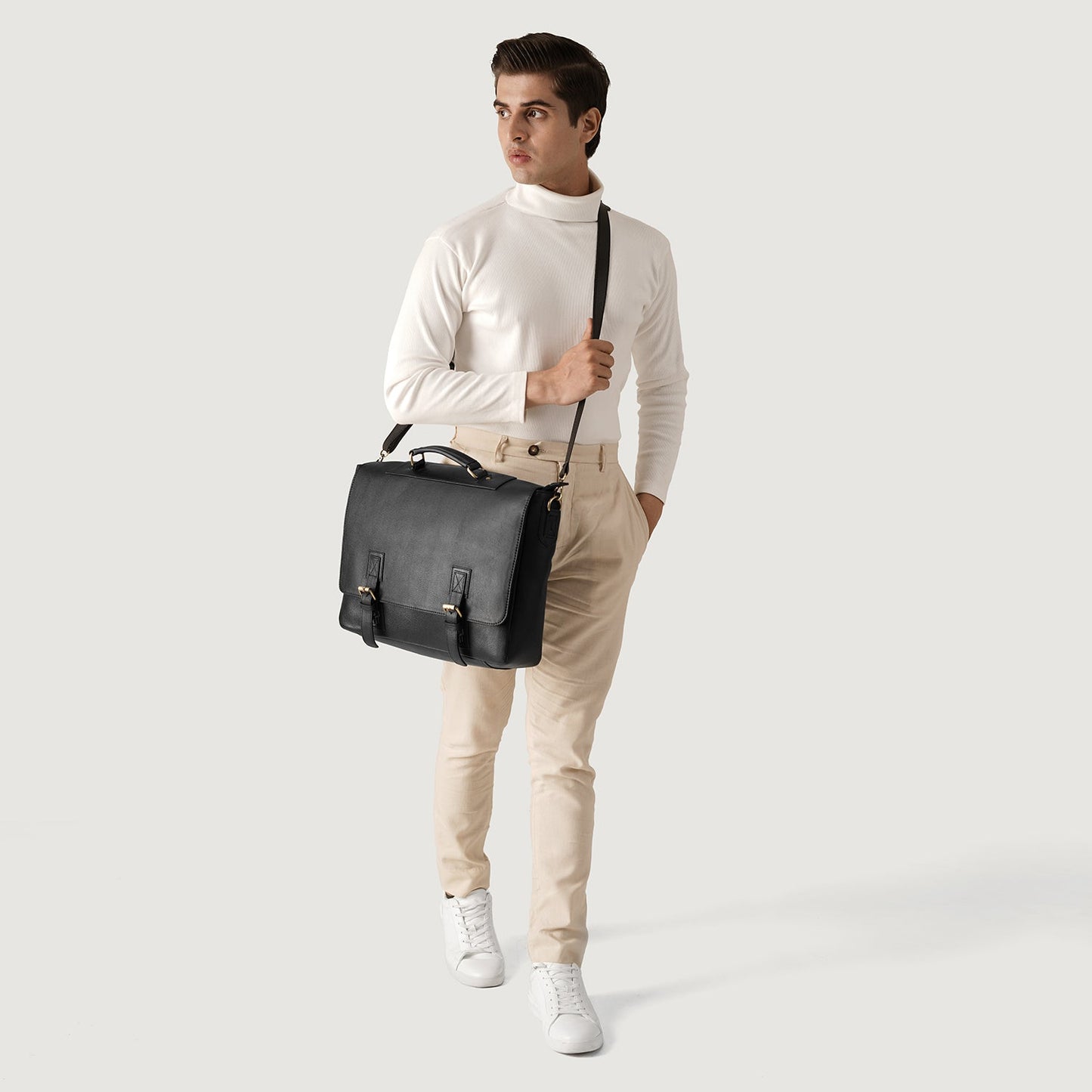 The Cristoph Black Leather
