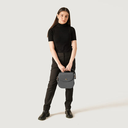 The Sandra Grey Leather