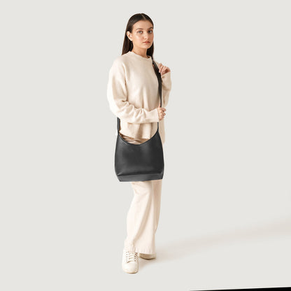 The Stefani Black Leather
