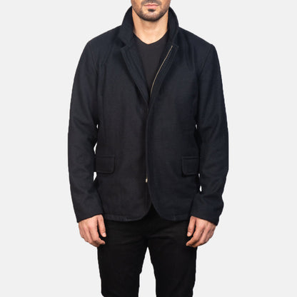Thomas Black Wool Jacket SH65