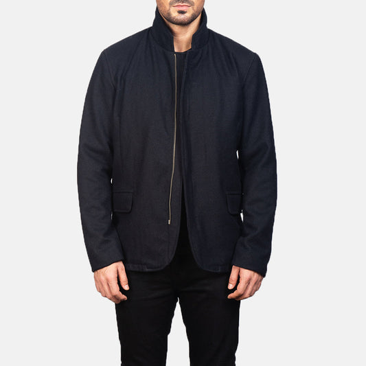 Men's Black Wool Jacket – Thomas Style