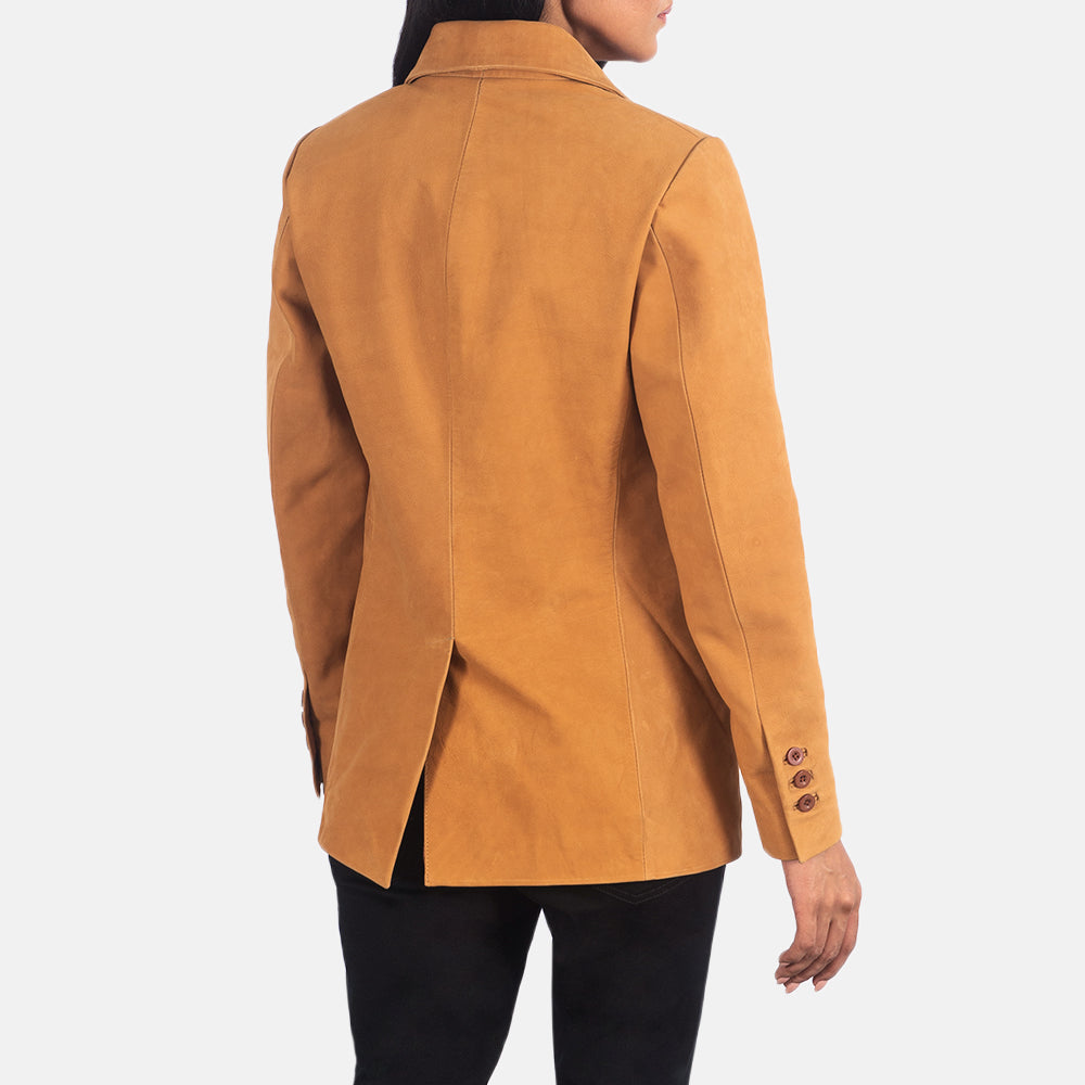 Norma Brown Nubuck Blazer SH574