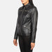 Tomachi Black Leather Jacket SH525