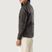 Zenith Brown Leather Shirt Jacket SH508