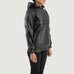 Zest Black Hooded Leather Pullover Jacket SH503