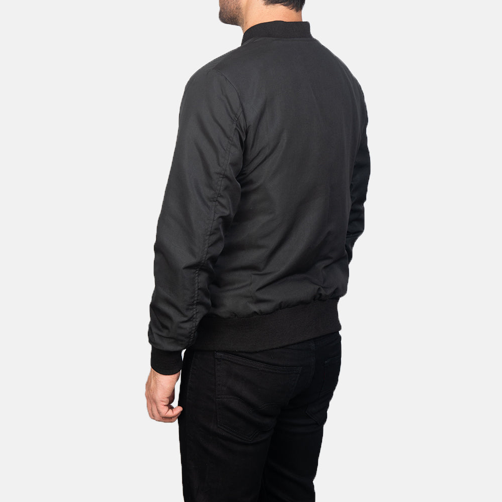 Zack Black Bomber Jacket SH14