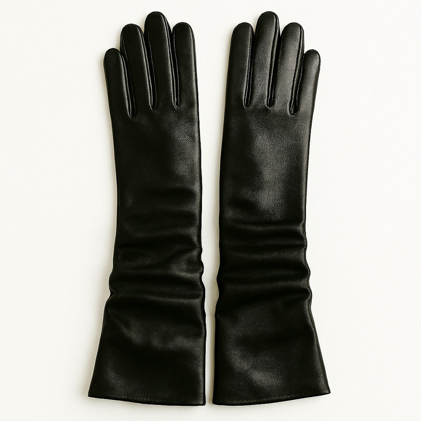 Black Opera Gloves full length